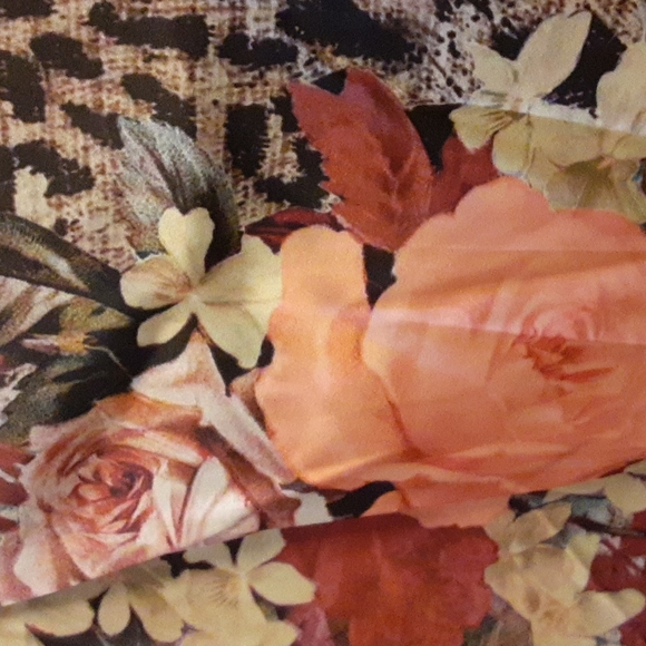 NWT Floral Animal Print Satin Corset Bodycon Midi - Picture 10 of 12